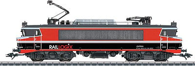 Marklin 37219 HO Scale Class 1600 Electric 3-Rail w/Sound & Digital -- Raillogix #1619 (Era VI 2016; red, black, white)