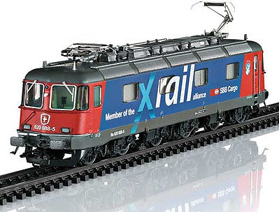 Marklin 37326 HO Scale Class Re 6-6, Re 620 Electric - 3-Rail - Sound and Digital -- Swiss Federal Railways SBB 620 088-5 (Era VI 2014, blue, red)