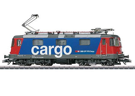 Marklin 37340 HO Scale Class 421 Electric - 3-Rail - Sound and Digital -- Swiss Federal Railways SBB 421 378-1 (Era VI 2018, blue, red, white, gray)