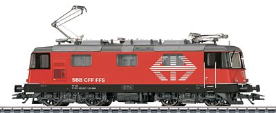 Marklin 37347 HO Scale Class Re 4/4 II (420) Electric 3-Rail w/Sound & Digital -- Swiss Federal Railways SBB (Era VI 2013, S-Bahn Scheme, red, gray, white)