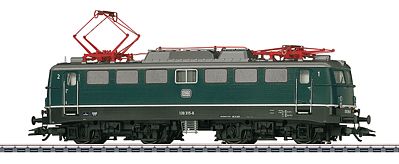 Marklin 37406 HO Scale Class 139 Electric - 3-Rail w/Sound & Digital -- German Federal Railway (Era IV; green, black, silver)