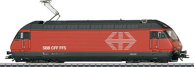 Marklin 37464 HO Scale Class Re 460 Electric - 3-Rail w/Sound & Digital -- Swiss Federal Railways SBB #460 101-9 Bozberg (Era V 1994, red, gray)