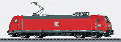 Marklin 37465 HO Scale Bombardier Traxx Electric Class 146.2 - 3-Rail w/Sound & Digital -- German Railroad DB AG (Era VI 2012, red, gray)