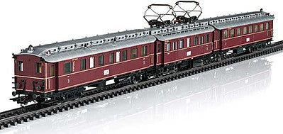 Marklin 37487 HO Scale Class ET 87 Electric - 3-Rail - Sound and Digital -- German Federal Railroad DB (Era III 1955, red, gray)