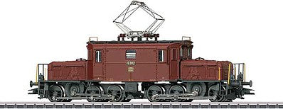 Marklin 37511 HO Scale Class De 6/6 Seetal Crocodile Electric - 3-Rail - Sound and Digital -- Swiss Federal Railways SBB15302 (Era III 1960s, brown)