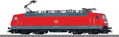 Marklin 37527 HO Scale Class 120.1 Electric - 3-Rail w/Sound & Digital -- German Railroad DB AG #120 127-6 (Era VI 2014, Traffic Red, gray)