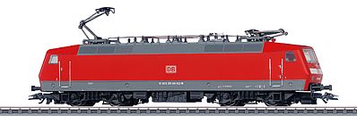 Marklin 37543 HO Scale Class 120.1 Electric - 3-Rail w/Sound & Digital -- German Railroad DB AG (Era VI, red, gray)
