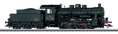 Marklin 37549 HO Scale Class 4600 0-8-0 - 3-Rail w/Sound & Digital -- Luxembourg State Railways CFL #4602 (Era III 1950s, black, red)