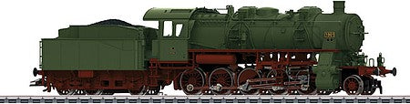 Marklin 37586 HO Scale Class G 12 2-10-0 - 3-Rail - Sound, Smoke and Digital -- Wurttemberg State Railways Wurtt.St.B (Era I, green, red)