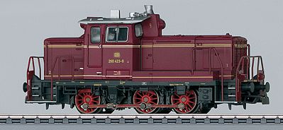 Marklin 37615 HO Scale Class 260 Diesel Switcher - Digital Equipped -- German Federal Railroad DB (Era IV , red, gray)