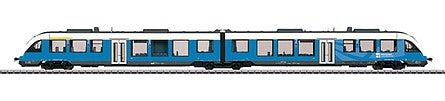 Marklin 37717 HO Scale LINT 41 Class 648.2 Diesel Railcar Set - 3-Rail - Sound and Digital -- Bentheim Railroad BE 648 111-0, 648 611-9 (Era VI 2019, blue, white)