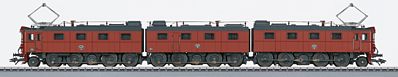 Marklin 37753 HO Scale Class Dm3 3-Unit Electric - 3-Rail w/Sound & Digital -- Swedish State Railways SJ #1201, 1231, 1202 (Era IV 1970, brown)
