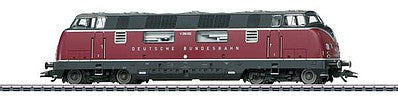 Marklin 37806 HO Scale Class V 200.0 Diesel - 3-Rail - Sound and Digital -- German Federal Railroad DB V 200 052 (Era III 1958, red, gray, Spelled Out N