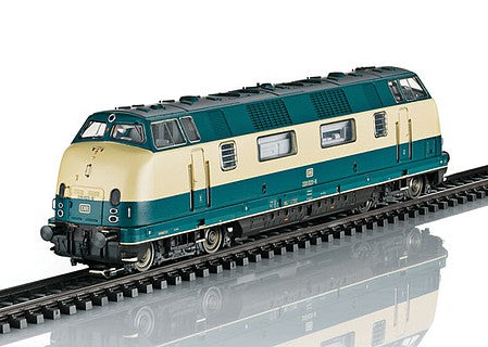 Marklin 37807 HO Scale Class 220 V200.0 Diesel - 3-Rail - Sound and Digital - Exclusiv -- German Federal Railroad DB 220 023-6 (Era IV 1975, ocean blue, ivory)