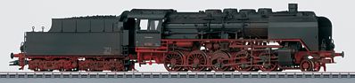 Marklin 37817 HO Scale Class 50 2-10-0 w/Box-Style Tender - Sound, Digital & Display Case -- German Federal Railroad DB #50 1963 (Era III, black, red, 50th Birthday)