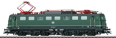 Marklin 37853 HO Scale Class 150 Electric - 3-Rail w/Sound & Digital -- German Federal Railroad DB (Era IV 1970s-80s, green, black, silver)