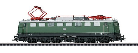 Marklin 37855 HO Scale Class E 50 Electric - 3-Rail - Sound and Digital -- German Federal Railroad DB E 50 065 (Era III 1962, green, silver, black)