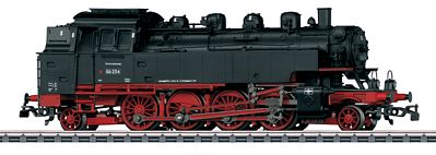 Marklin 37862 HO Scale Class 86 2-8-2T Set - 3-Rail w/Sound & Digital -- German Federal Railroad DB (1 Each: Era III 1952 & IV 1970, black, red)