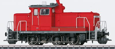 Marklin 37863 HO Scale Class 363 Switcher - 3-Rail w/Sound & Digital -- DB Schenker Rail Deutschland AG (Era VI 2011, red, gray)