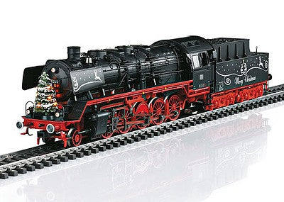 Marklin 37899 HO Scale Class 50 2-10-0 3-Rail w/Sound & Digital -- German Federal Railroad DB #50 2412 (Era III, Christmas Lights & Decor)
