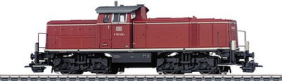 Marklin 37909 HO Scale Class V 90 Diesel - 3-Rail w/Sound & Digital -- German Federal Railroad DB (Era III, crimson red, black, gray)