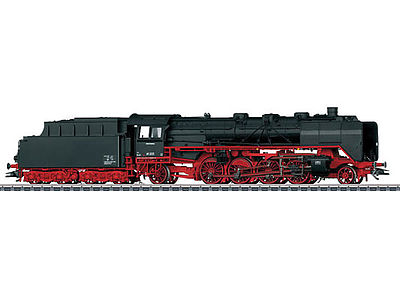 Marklin 37920 HO Scale Class 41 2-8-2, w/2'2'T34 Tender & Wagner Deflectors - 3-Rail w/Sound & Digi -- German Federal Railroad DB #41 255 (Era III 1951, black, red)