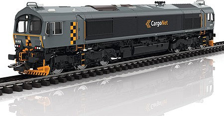 Marklin 39063 HO Scale EMD Class 66 Diesel - 3-Rail - Sound and Digital - Exclusiv -- CargoNet (Era VI 2012, gray, orange, black)