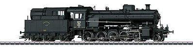 Marklin 39251 HO Scale Class C 5-6 2-10-0 Elephant with Oil Tender - 3-Rail - Sound and Digital -- Swiss Federal Railways SBB 2976 (Era III 1950s, black)