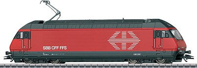 Marklin 39460 HO Scale Class Re 460 Electric - 3-Rail w/Sound & Digital -- Swiss Federal Railways SBB/CFF/FFS #460 034-2 Aare (Era VI 2015, fire red, g