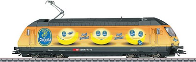 Marklin 39465 HO Scale Class Re 460 Electric - 3-Rail w/Sound & Digital -- Swiss Federal Railways SBB/CFF/FFS #460 029-2 (Era VI 2015, Chiquita Bananas