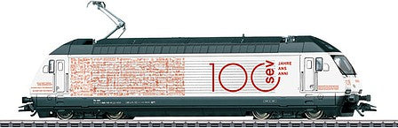 Marklin 39467 HO Scale Class Re 460 Electric - 3-Rail - Sound and Digital -- Swiss Federal Railways SBB 460 113-4 (Era VI 2019, SEV 100 years, white, red