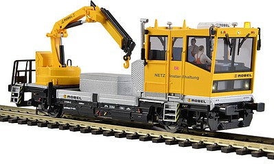 Marklin 39549 HO Scale Robel 54.22 Track Maintenance Car - 3-Rail w/Sound & Digital -- German Railroad DB AG (Era VI 2016, orange, gray)