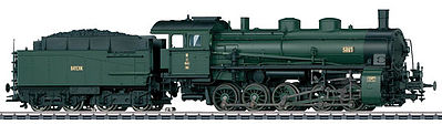 Marklin 39551 HO Scale Digital Bavarian cl G 5/5 Freight Steam Locomotive w/Tender