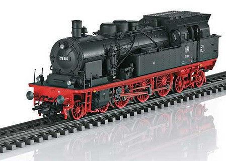 Marklin 39787 HO Scale Class 78 4-6-4T - 3-Rail - Sound and Digital -- German Federal Railroad DB 78 507 (Era III 1965, black, red)