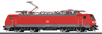 Marklin 39860 HO Scale Class 189 Electric w/4 Pantographs - 3-Rail w/Sound & Digital -- German Railroad DB AG (Era VI 2013, red, gray)
