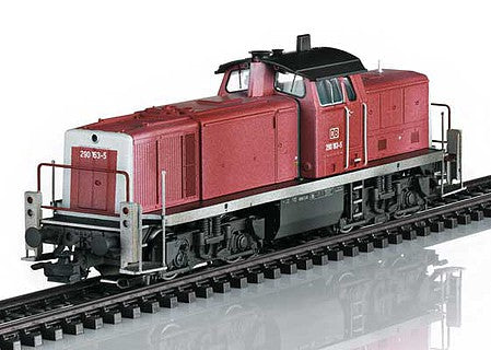 Marklin 39902 HO Scale Class 290 Diesel with Animated Engineer - 3-Rail - Sound and Digital - Exclusi -- German Railroad DB AG (Era V, red, white)