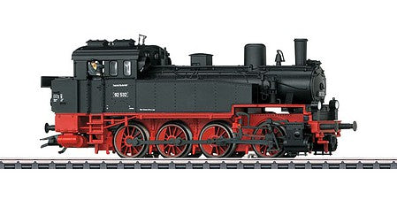 Marklin 39923 HO Scale Class 92 0-8-0T - 3-Rail - Sound and Digital - Exclusiv -- German Federal Railroad DB 92 532 (Era III 1952, black, red)