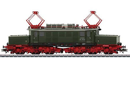 Marklin 39991 HO Scale Class 254 Electric - 3-Rail - Sound and Digital -- German State Railroad DR 254 106-8 (Era IV 1989, bottle green, red, black)
