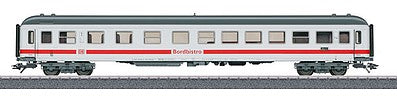 Marklin 40502 HO Scale Type ARkimbz 266.7 ICE Bistro Diner - 3-Rail Ready to Run - Start up -- German Railroad DBAG (Era VI, white, gray, red)