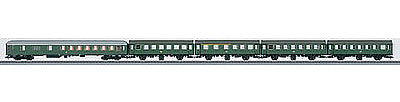Marklin 43194 HO Scale Rebuilt & Half-Baggage Passenger Set - 3-Rail - Ready to Run -- German Federal Railway
