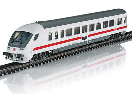 Marklin 43630 HO Scale Type Bpmbdzf 296.1 IC 2nd Class Cab Car - DCC - 3-Rail - Ready to Run -- German Railroad DB AG (Era VI 2003, white, red, gray)