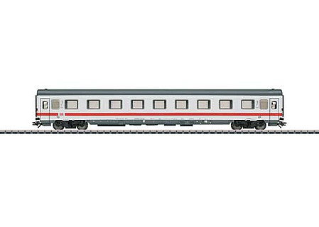 Marklin 43751 HO Scale Type Avmz 108.1 1st Class Compartment Car - 3-Rail - Ready to Run -- German Railroad DB AG (Era VI 2003, white, red, gray)