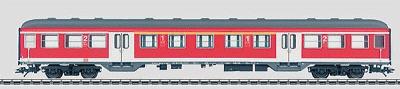 Marklin 43811 HO Scale Type ABn 417.1 1st/2nd Class Commuter Car -- German Federal Railroad (DB) "Silberling (Silver Coin)" #50 80 31-35 112-7