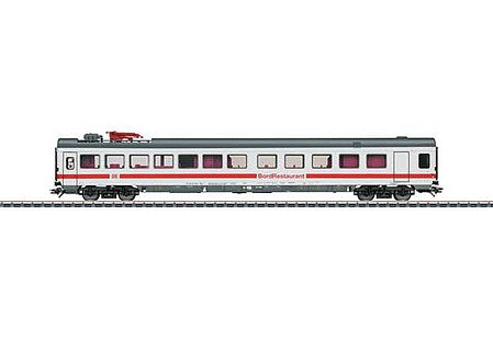 Marklin 43895 HO Scale Type WRmz 137 Diner - 3-Rail - Ready to Run -- German Railroad DB AG (Era VI 2003, white, red, gray)