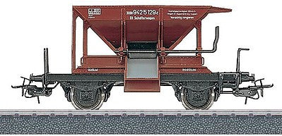 Marklin 44610 HO Scale Talbot Ballast Car - 3-Rail Ready to Run -- German Railroad DB AG (Era V, Boxcar Red)