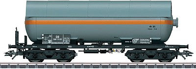 Marklin 46462 HO Scale 4-Axle Pressurized Gas Tank Car - 3-Rail Ready to Run -- VTG (Era III, gray, orange)