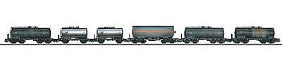 Marklin 46533 HO Scale Era III Tank Car 6-Pack - 3-Rail - Ready to Run -- EVA & VTG