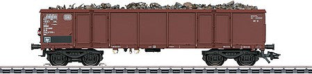 Marklin 46913 HO Scale Type Eaos 106 Gondola, Sound, Marker Light - 3-Rail - Ready to Run - Exclusi -- German Federal Railroad DB (Era IV 1982, Boxcar Red)