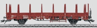 Marklin 4694 HO Scale Flat Car w/Stakes -- DB
