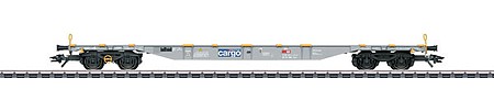 Marklin 47106 HO Scale Type Sgnss Container Flatcar - 3-Rail - Ready to Run -- Swiss Federal Railways SBB-CFF-FFS (Era VI 2020 SBB Cargo, gray)